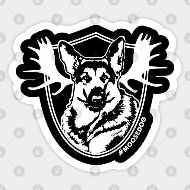 Simply Moosedog (single sided print) Sticker by Moosedog